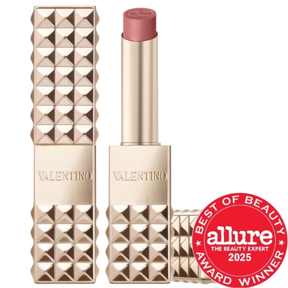 Valentino Spike Matte Longwear Lipstick in 123R Spike A Pose